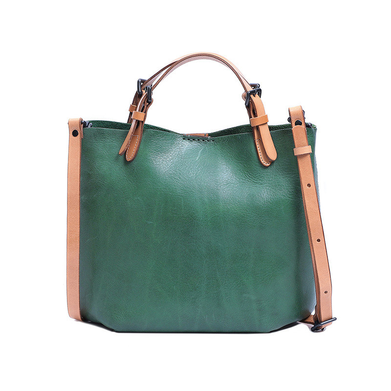 Medium leather Shopper Bag for ladies